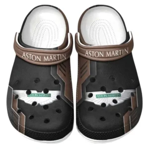 Aston Martin Crocs Shoes, Clogs Men Women, Gift For Aston Martin Fan CAR185031525233 - Brown