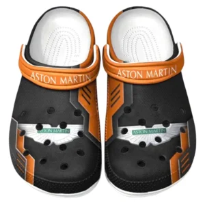 Aston Martin Crocs Shoes, Clogs Men Women, Gift For Aston Martin Fan CAR185031525233 - Orange