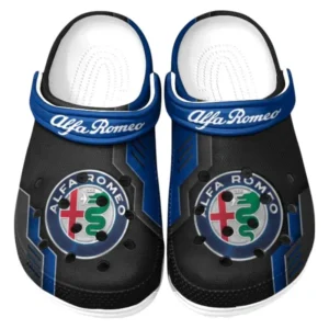 Alfa Romeo Crocs Shoes, Clogs Men Women, Gift For Alfa Romeo Fan CAR185031525234 - Blue