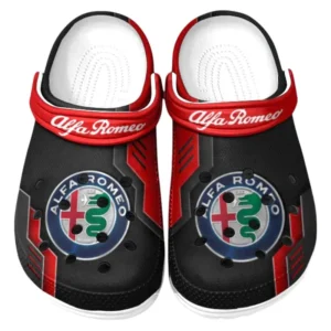 Alfa Romeo Crocs Shoes, Clogs Men Women, Gift For Alfa Romeo Fan CAR185031525234 - Red