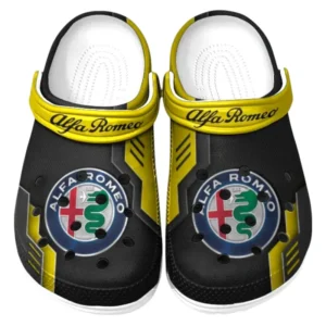 Alfa Romeo Crocs Shoes, Clogs Men Women, Gift For Alfa Romeo Fan CAR185031525234 - Yellow