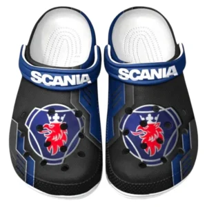 Scania Crocs Shoes, Clogs Men Women, Gift For Scania Fan CAR185031525235 - Blue