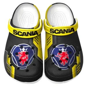Scania Crocs Shoes, Clogs Men Women, Gift For Scania Fan CAR185031525235 - Yellow