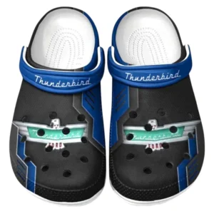 Thunderbird Crocs Shoes, Clogs Men Women, Gift For Thunderbird Fan CAR185031525236 - Blue