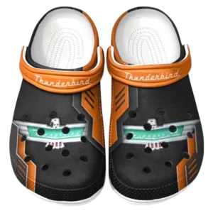 Thunderbird Crocs Shoes, Clogs Men Women, Gift For Thunderbird Fan CAR185031525236 - Orange