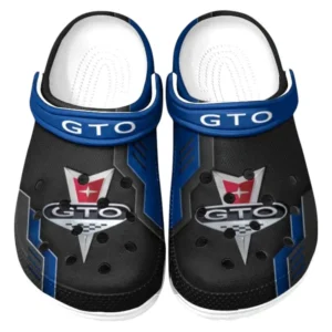 Pontiac GTO Crocs Shoes, Clogs Men Women, Gift For Pontiac GTO Fan CAR185031525238 - Blue