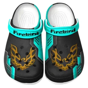 Firebird Pontiac Crocs Shoes, Clogs Men Women, Gift For Firebird Pontiac Fan CAR185031525239 - Cyan