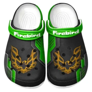 Firebird Pontiac Crocs Shoes, Clogs Men Women, Gift For Firebird Pontiac Fan CAR185031525239 - Green