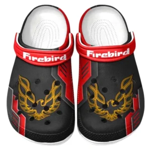 Firebird Pontiac Crocs Shoes, Clogs Men Women, Gift For Firebird Pontiac Fan CAR185031525239 - Red