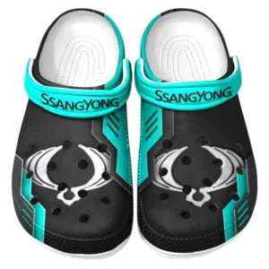 SsangYong Motor Crocs Shoes, Clogs Men Women, Gift For SsangYong Motor Fan CAR185031525240 - Cyan
