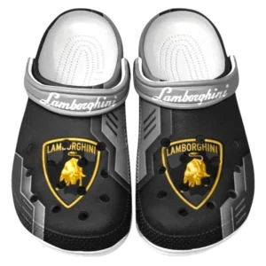 Lamborghini Crocs Shoes, Clogs Men Women, Gift For Lamborghini Fan CAR185031525241 - Gray