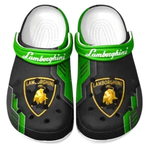 Lamborghini Crocs Shoes, Clogs Men Women, Gift For Lamborghini Fan CAR185031525241 - Green
