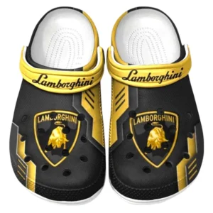 Lamborghini Crocs Shoes, Clogs Men Women, Gift For Lamborghini Fan CAR185031525241 - Yellow