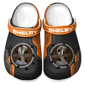 Shelby Crocs Shoes, Clogs Men Women, Gift For Shelby Fan CAR185031525244 - Orange