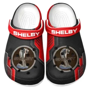 Shelby Crocs Shoes, Clogs Men Women, Gift For Shelby Fan CAR185031525244 - Red