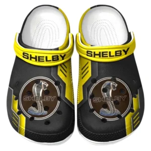 Shelby Crocs Shoes, Clogs Men Women, Gift For Shelby Fan CAR185031525244 - Yellow