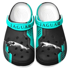 Jaguar Crocs Shoes, Clogs Men Women, Gift For Jaguar Fan CAR185031525245 - Cyan