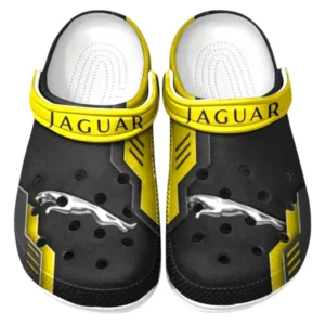 Jaguar Crocs Shoes, Clogs Men Women, Gift For Jaguar Fan CAR185031525245 - Yellow