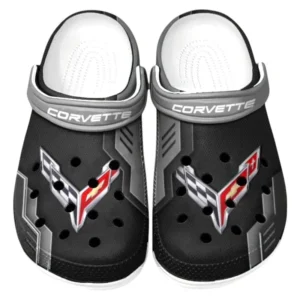 Chevrolet Corvette Crocs Shoes, Clogs Men Women, Gift For Chevrolet Corvette Fan CAR185031525246 - Gray
