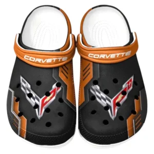 Chevrolet Corvette Crocs Shoes, Clogs Men Women, Gift For Chevrolet Corvette Fan CAR185031525246 - Orange