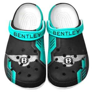 Bentley Crocs Shoes, Clogs Men Women, Gift For Bentley Fan CAR185031525247 - Cyan