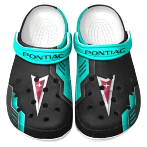 Pontiac Crocs Shoes, Clogs Men Women, Gift For Pontiac Fan CAR185031525248 - Cyan