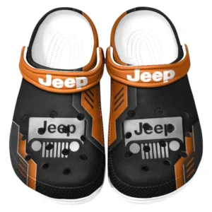 Jeep Crocs Shoes, Clogs Men Women, Gift For Jeep Fan CAR185031525251 - Orange