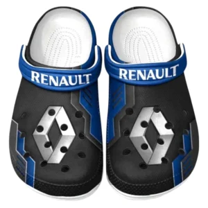 Renault Crocs Shoes, Clogs Men Women, Gift For Renault Fan CAR185031525253 - Blue