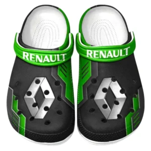 Renault Crocs Shoes, Clogs Men Women, Gift For Renault Fan CAR185031525253 - Green