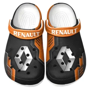 Renault Crocs Shoes, Clogs Men Women, Gift For Renault Fan CAR185031525253 - Orange
