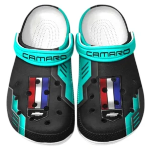 Chevrolet Camaro Crocs Shoes, Clogs Men Women, Gift For Chevrolet Camaro Fan CAR185031525259 - Cyan