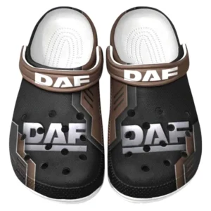 DAF Crocs Shoes, Clogs Men Women, Gift For DAF Fan CAR185031525260 - Brown
