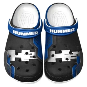 Hummer H2 Crocs Shoes, Clogs Men Women, Gift For Hummer H2 Fan CAR185031525262 - Blue