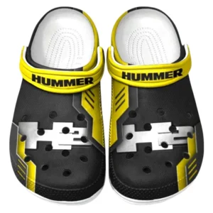 Hummer H2 Crocs Shoes, Clogs Men Women, Gift For Hummer H2 Fan CAR185031525262 - Yellow