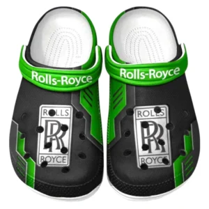 Rolls Royce Crocs Shoes, Clogs Men Women, Gift For Rolls Royce Fan CAR185031525263 - Green