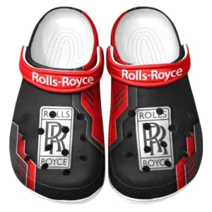Rolls Royce Crocs Shoes, Clogs Men Women, Gift For Rolls Royce Fan CAR185031525263 - Red