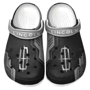 Lincoln Crocs Shoes, Clogs Men Women, Gift For Lincoln Fan CAR185031525264 - Gray