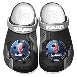 Saab Crocs Shoes, Clogs Men Women, Gift For Saab Fan CAR185031525265 - Gray