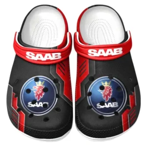Saab Crocs Shoes, Clogs Men Women, Gift For Saab Fan CAR185031525265 - Red