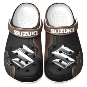 Suzuki Crocs Shoes, Clogs Men Women, Gift For Suzuki Fan CAR185031525267 - Brown