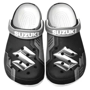 Suzuki Crocs Shoes, Clogs Men Women, Gift For Suzuki Fan CAR185031525267 - Gray