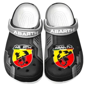 Abarth Crocs Shoes, Clogs Men Women, Gift For Abarth Fan CAR185031525269 - Gray