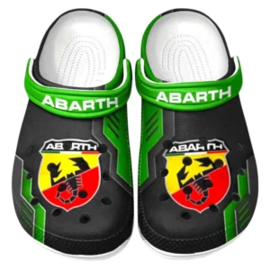 Abarth Crocs Shoes, Clogs Men Women, Gift For Abarth Fan CAR185031525269 - Green