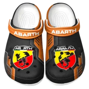 Abarth Crocs Shoes, Clogs Men Women, Gift For Abarth Fan CAR185031525269 - Orange