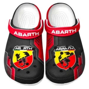 Abarth Crocs Shoes, Clogs Men Women, Gift For Abarth Fan CAR185031525269 - Red