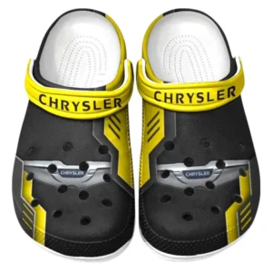 Chrysler Crocs Shoes, Clogs Men Women, Gift For Chrysler Fan CAR185031525271 - Yellow