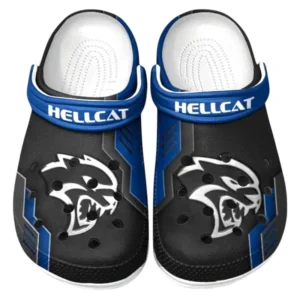 Hellcat Crocs Shoes, Clogs Men Women, Gift For Hellcat Fan CAR185031525273 - Blue