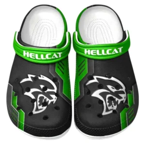 Hellcat Crocs Shoes, Clogs Men Women, Gift For Hellcat Fan CAR185031525273 - Green