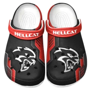 Hellcat Crocs Shoes, Clogs Men Women, Gift For Hellcat Fan CAR185031525273 - Red