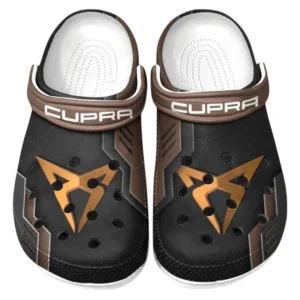 Cupra Crocs Shoes, Clogs Men Women, Gift For Cupra Fan CAR185031525274 - Brown